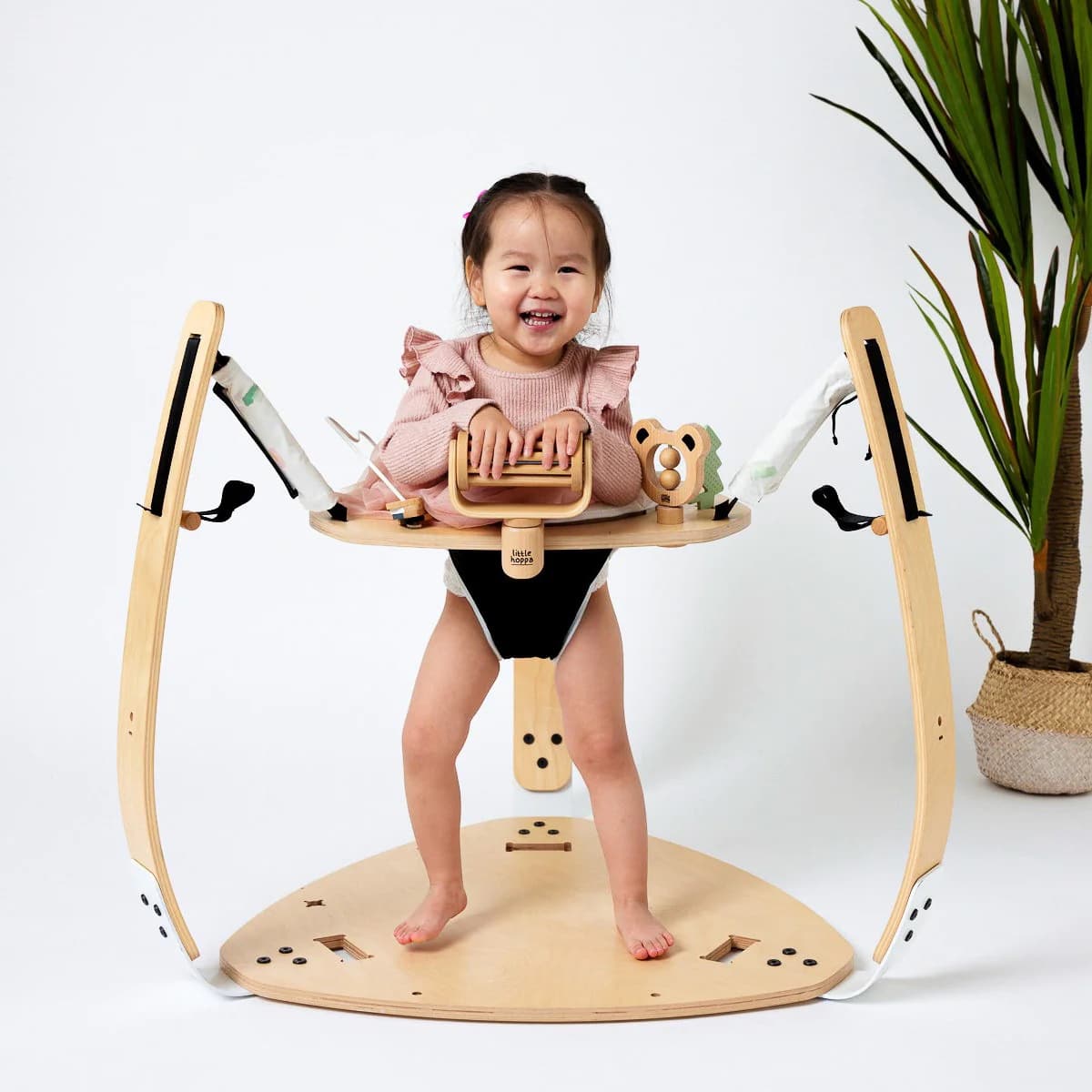 Table height baby bouncer on sale